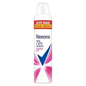 DESODORANTE AEROSSOL REXONA FEMININO POWDER DRY LEVE MAIS PAGUE MENOS 250ML