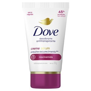 DESODORANTE DOVE CREME SÉRUM FEMININO PREVINE ESCURECIMENTO 50G