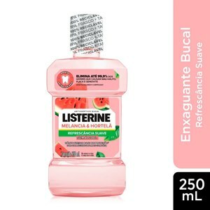 ANTISSÉPTICO BUCAL LISTERINE MELANCIA E HORTELÃ SEM ÁLCOOL 250ML