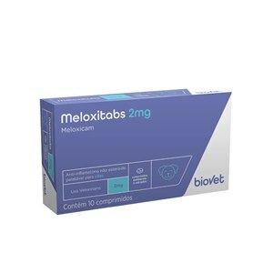 ANTI-INFLAMATÓRIO MELOXITABS 2MG 10 COMPRIMIDOS PARA CÃES