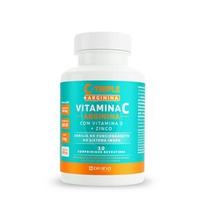 VITAMINA C 500MG + VITAMINA D 200UI + ZINCO 5MG + ARGININA - C-TRIPLE ARGININA 30 COMPRIMIDOS 