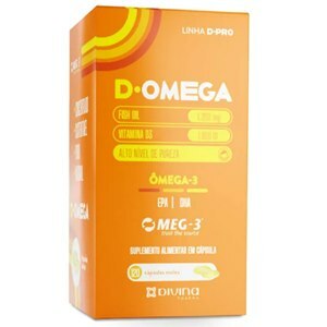 Ômega 3 1200Mg + Vitamina D 1000Ui 120 Cápsulas