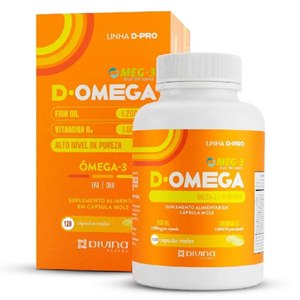Ômega 3 1200Mg + Vitamina D 1000Ui 120 Cápsulas