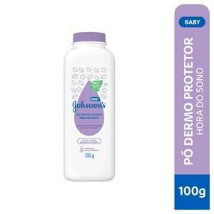 TALCO INFANTIL JOHNSON'S BABY PO DERMO PROTETOR HORA DO SONO 100G