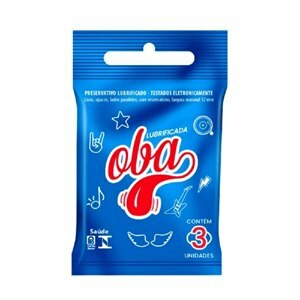 PRESERVATIVO OBA LUBRIFICADA 3 UNIDADES