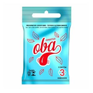 PRESERVATIVO OBA SENSITIVE 3 UNIDADES