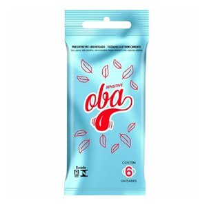 PRESERVATIVO OBA SENSITIVE 6 UNIDADES