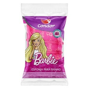 ESPONJA PARA BANHO INFANTIL CONDOR BARBIE