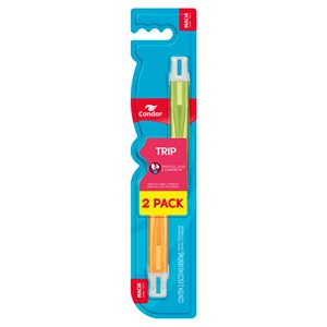 Escova De Dente Condor Trip Macia Leve 2 Pague 1