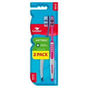 Escova De Dente Condor Antibac Macia - Leve 2 Pague 1