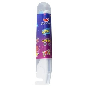 ESCOVA DENTAL MACIA INFANTIL CONDOR TRIP 1 UNIDADE CORES SORTIDAS