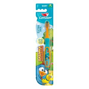 ESCOVA DENTAL EXTRAMACIA CONDOR BABY GALINHA PINTADINHA