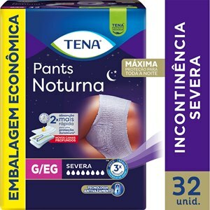Roupa Íntima Tena Pants Noturna G/Eg 32 Unidades