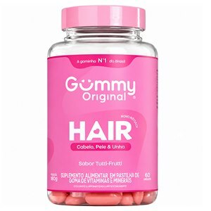 Gummy Hair Sabor Tutti Frutti 60 Gomas