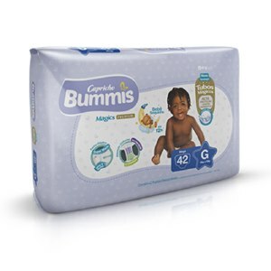 FRALDA BUMMIS PREMIUM TUBOS MEGA G 42 UNIDADES