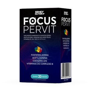 FOCUS PERVIT TDAH 30 CÁPSULAS SIDNEY OLIVEIRA