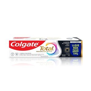 Creme Dental Colgate Total Prevenção Ativa Carvão Ativado 140G