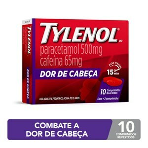 Tylenol Dor De Cabeça 10 Comprimidos