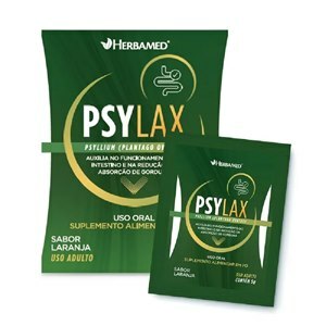 PSYLLIUM PSYLAX SABOR LARANJA 5G 10 SACHÊS