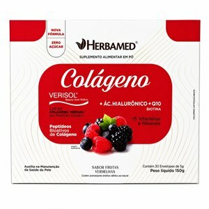 Colágeno Verisol + Ácido Hialurônico +  Q10 + Vitaminas E Minerais Frutas Vermelhas 5G 30 Sachês