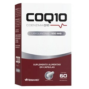 Coenzima Q10 Coq10 Herbamed 100mg 60 Cápsulas