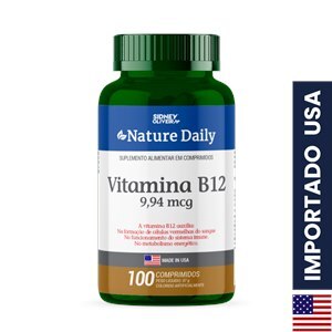 VITAMINA B12 9,9MG MADE IN USA 100 COMPRIMIDOS SIDNEY OLIVEIRA
