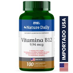 Vitamina B12 9,9Mg Made In Usa 100 Comprimidos Sidney Oliveira 