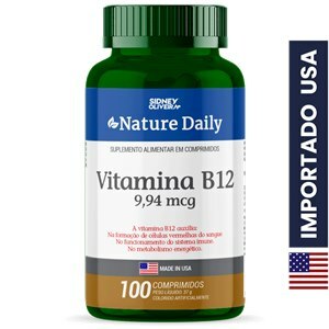 Vitamina B12 9,9Mg Made In Usa 100 Comprimidos Sidney Oliveira 
