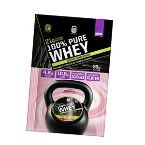 WHEY PROTEIN CONCENTRADO 100% PURE WOD NUTRITION MORANGO SACHÊ 30G