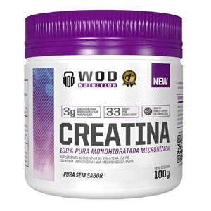 Creatina 100% Pura Wod Nutrition 100g