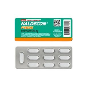 NALDECON FEBRE 750MG 10 COMPRIMIDOS