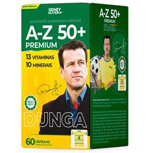  A-Z 50+ Premium Dunga 60 Cápsulas Sidney Oliveira Nova Fórmula