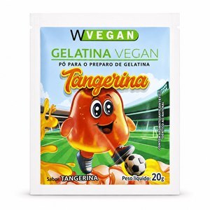 Gelatina Sabor Tangerina Sachê Wvegan 20g