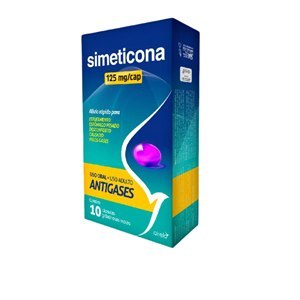 SIMETICONA 125MG 10 CÁPSULAS - AIRELA - GENÉRICO