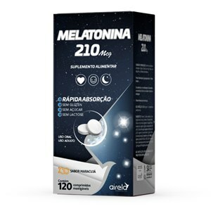 MELATONINA 210MG 120 COMPRIMIDOS MASTIGÁVEIS