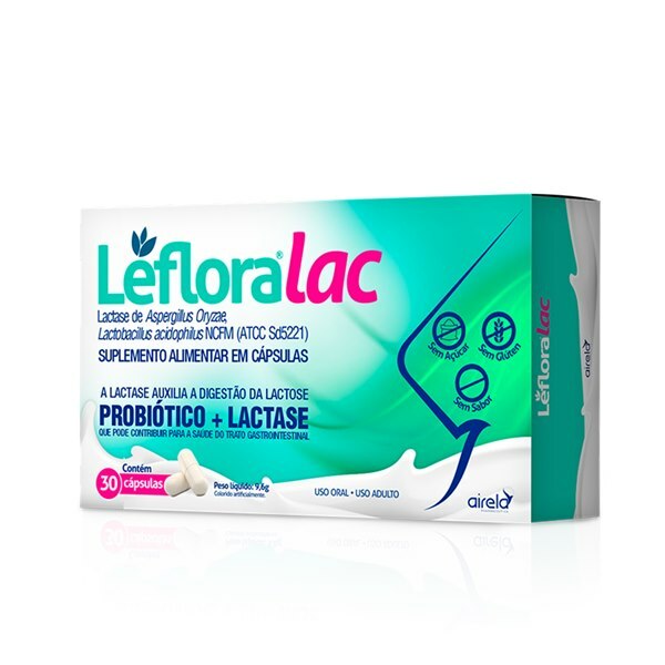 LEFLORA LAC PROBIÓTICO + LACTASE 30 CÁPSULAS DURAS - Ultrafarma