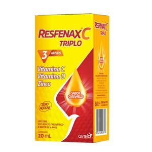 VITAMINA C + D + ZINCO - RESFENAX C TRIPLO GOTAS 20ML 