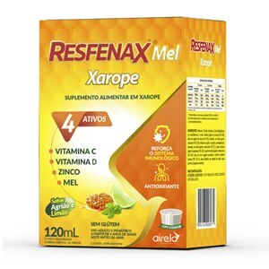 VITAMINA C + D + MEL + ZINCO - RESFENAX MEL XAROPE 120ML 