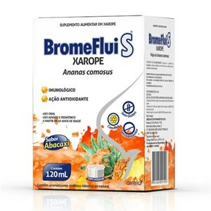 VITAMINA C + D + ZINCO - BROMEFLUI S SABOR ABACAXI XAROPE 120ML