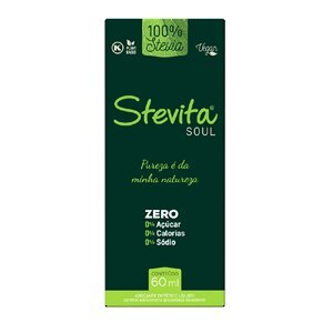 ADOÇANTE STEVITA SOUL ZERO VEGAN 60ML