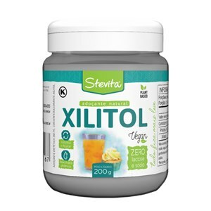 ADOÇANTE STEVITA XILITOL VEGAN POTE 200G