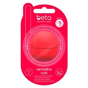 HIDRATANTE LABIAL BETA VERMELHO RUBI 9.5G