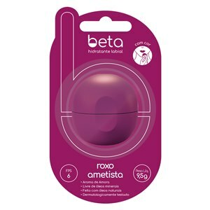 HIDRATANTE LABIAL BETA AMORA ROXO AMETISTA 9.5G