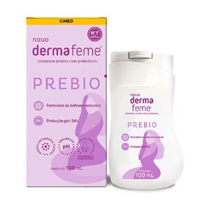 SABONETE ÍNTIMO LÍQUIDO DERMAFEME PREBIO 100ML