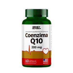 COENZIMA Q10 200MG 60 CÁPSULAS SIDNEY OLIVEIRA 