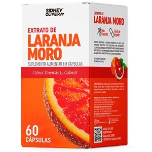 Laranja Moro 60 Cápsulas Sidney Oliveira