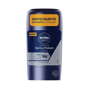 Desodorante Antitranspirante Stick Barra Nivea Men Derma Protect Clinical 96H 54G