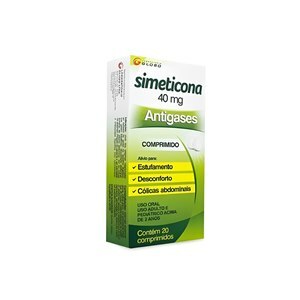 SIMETICONA 40MG 20 COMPRIMIDOS GLOBO