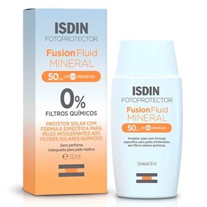 PROTETOR SOLAR ISDIN FUSION FLUID MINERAL FPS50 50ML