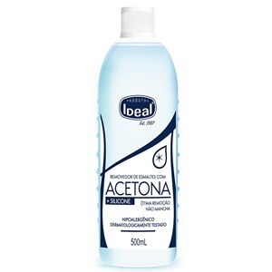 REMOVEDOR DE ESMALTE COM ACETONA + SILICONE IDEAL 500ML 